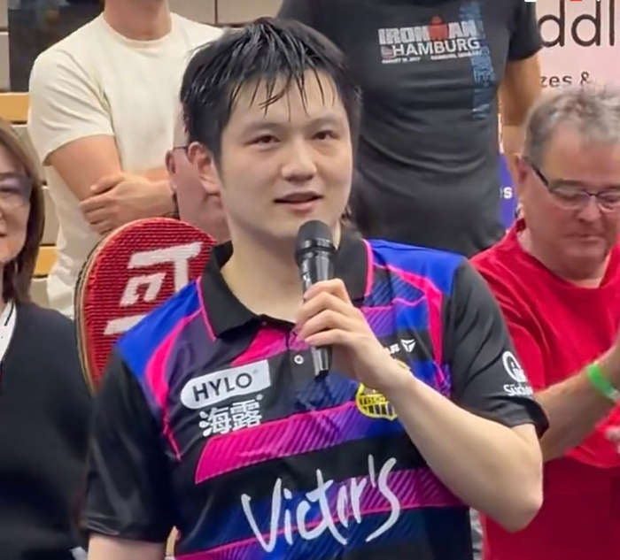 樊振东德甲告别战引发中德共鸣 外交部视频致敬